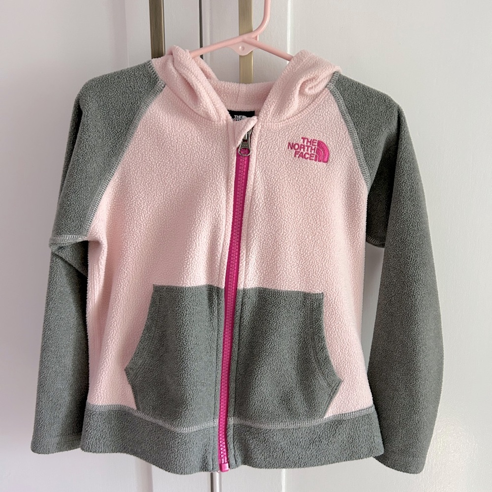 The North Face fleece hoodie